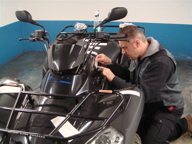 Günther Wagner bei der Arbeit